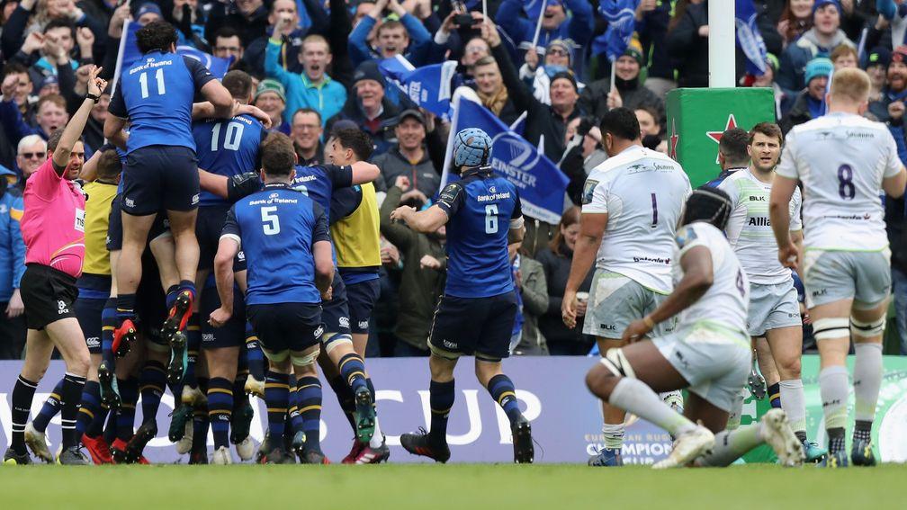 Leinster were too good for English champions Saracens in last season's Champions Cup quarter-final