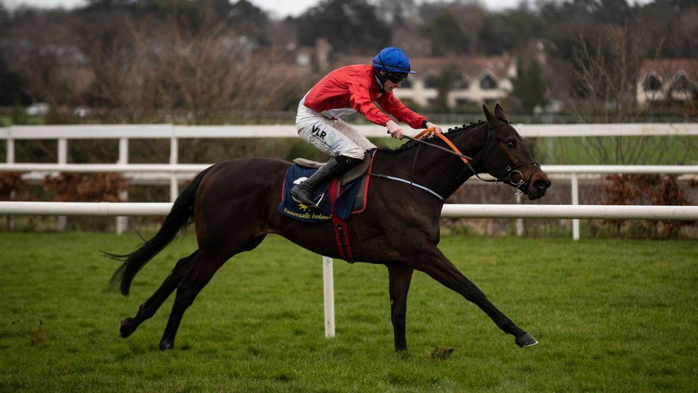 Quilixios: came home alone in the Tattersalls Ireland Spring Juvenile Hurdle at Leopardstown