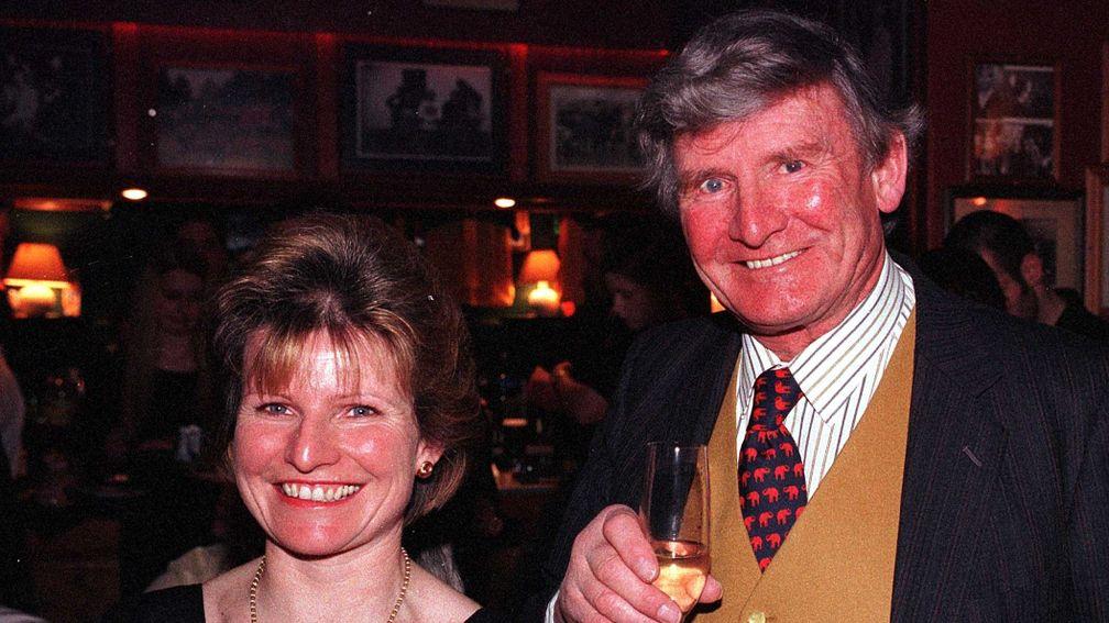 Peter Beaumont Trainer and daughter Anthea Morshead at Scott Taylor Charity Dinner 2000 in Dundee