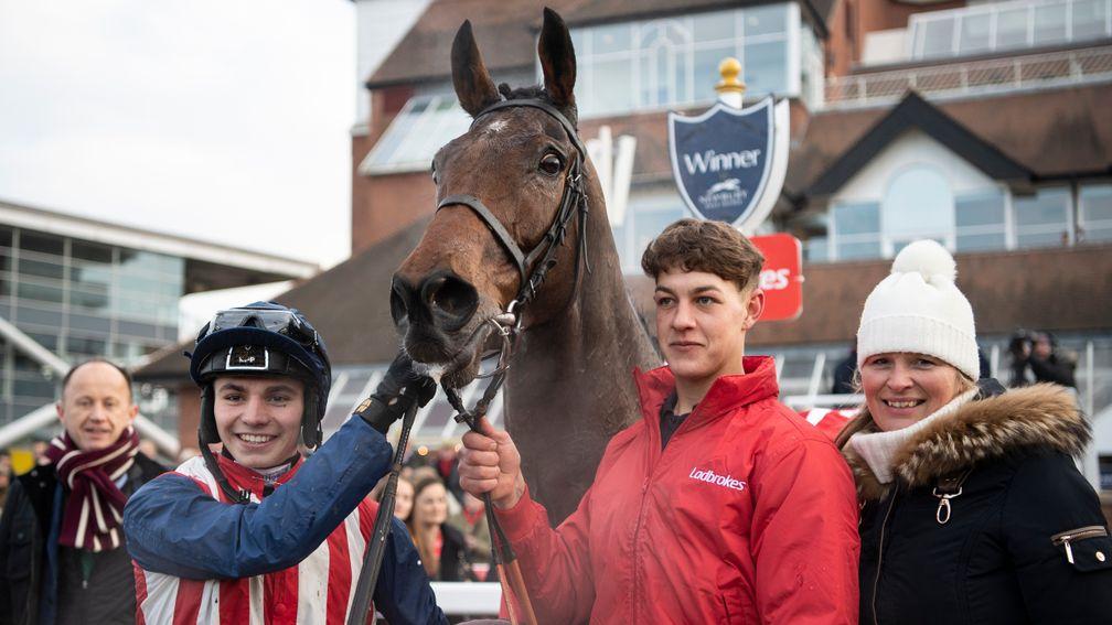 De Rasher Counter and connections following Ladbrokes Trophy success