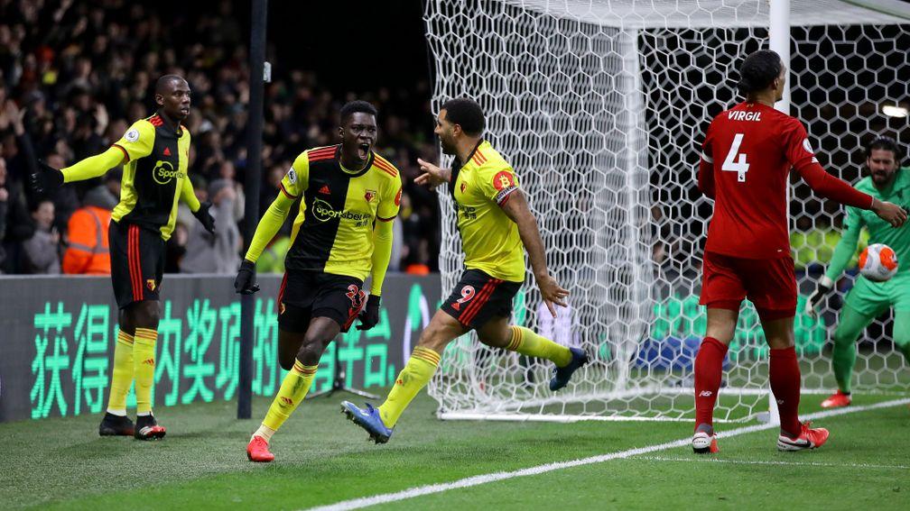 Watford's last victory came when they shocked Liverpool in February