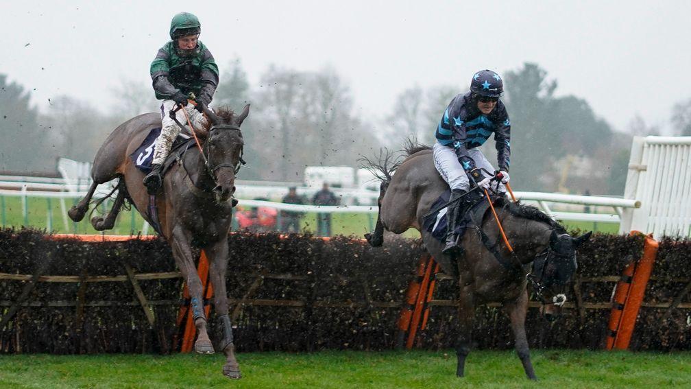 Kotmask (left): makes a winning British debut for Gary Moore at Fontwell
