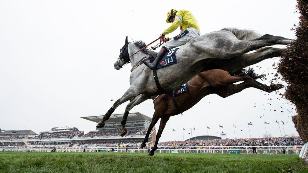 Politologue on his way to winning the Marsh Chase at Aintree three years ago