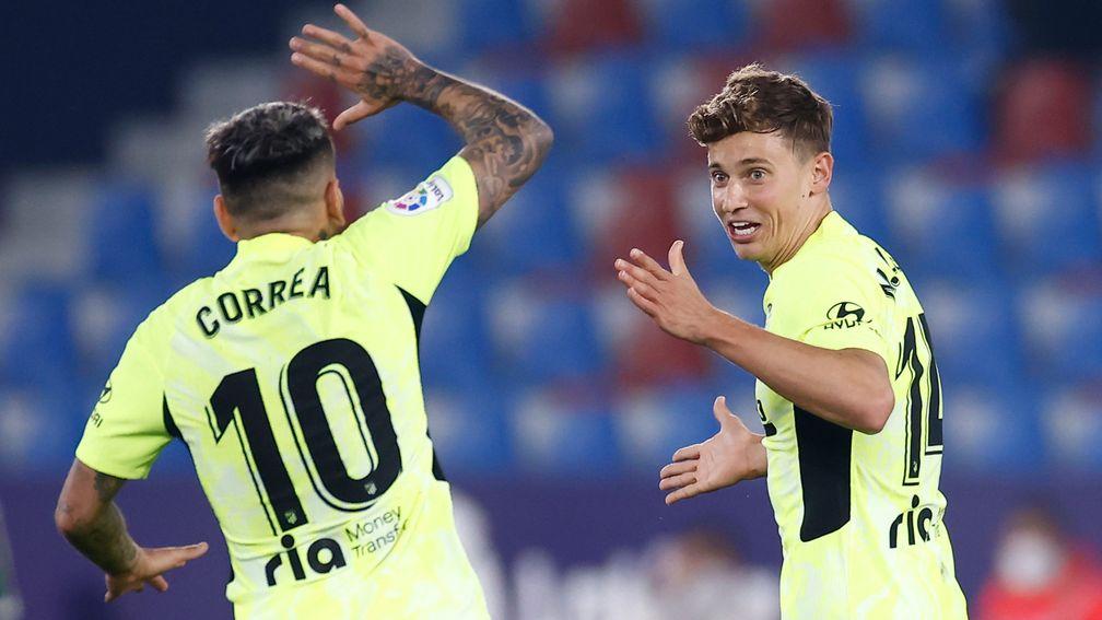 Angel Correa and Marcos Llorente are goal threats for Atletico Madrid