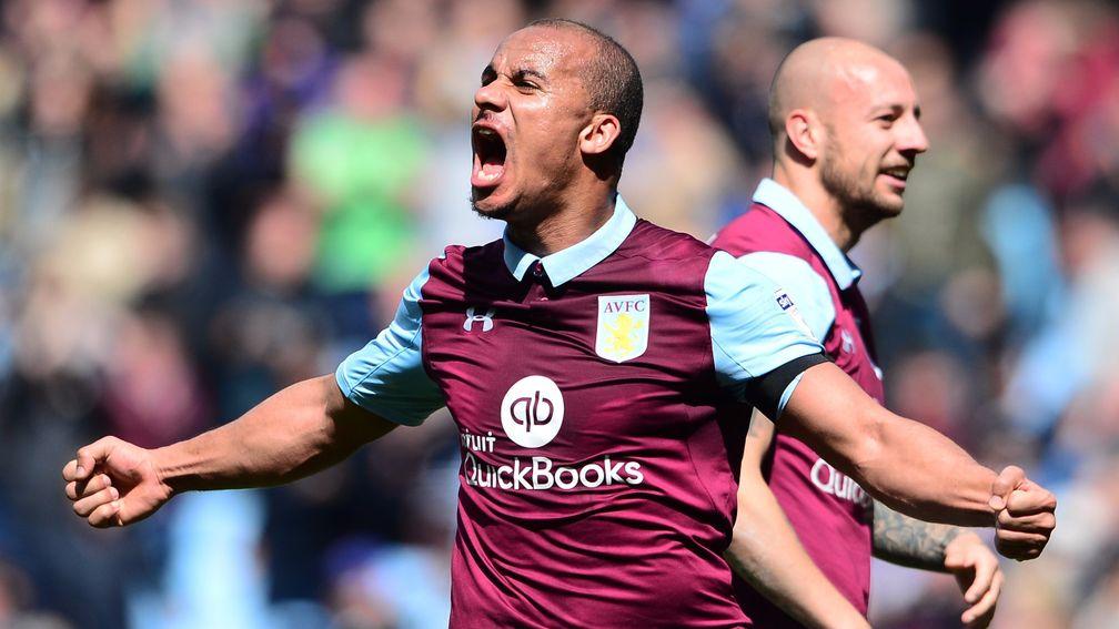 Gabriel Agbonlahor was on target against Hull on Saturday
