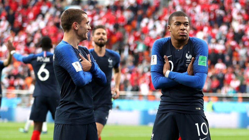 Kylian Mbappe and Antoine Griezmann are likely French match winners