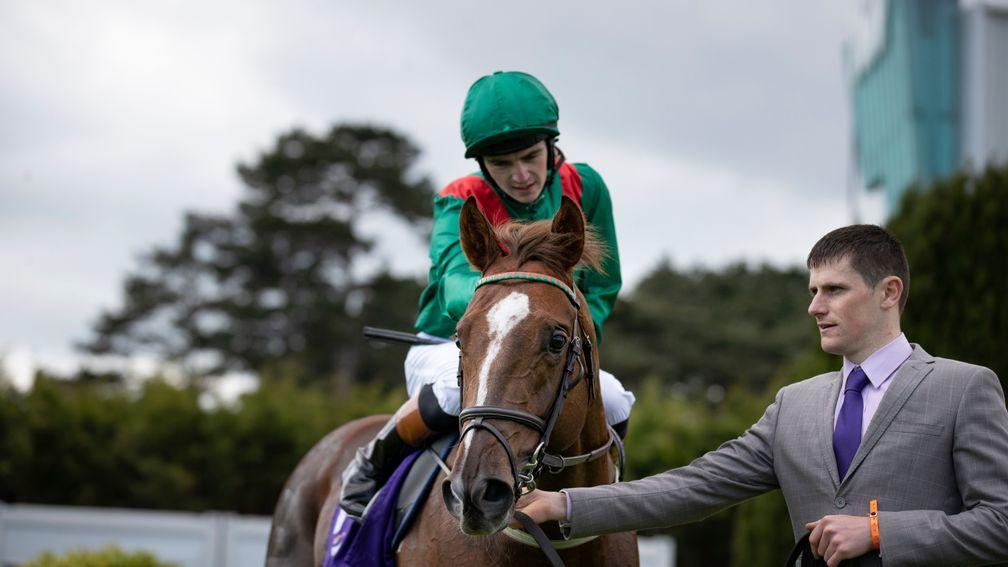 Hazapour and Oisin Orr wins the Comer Group International Amethyst Stakes (Group 3).Leopardstown.Photo: Patrick McCann/Racing Post 12.05.2019