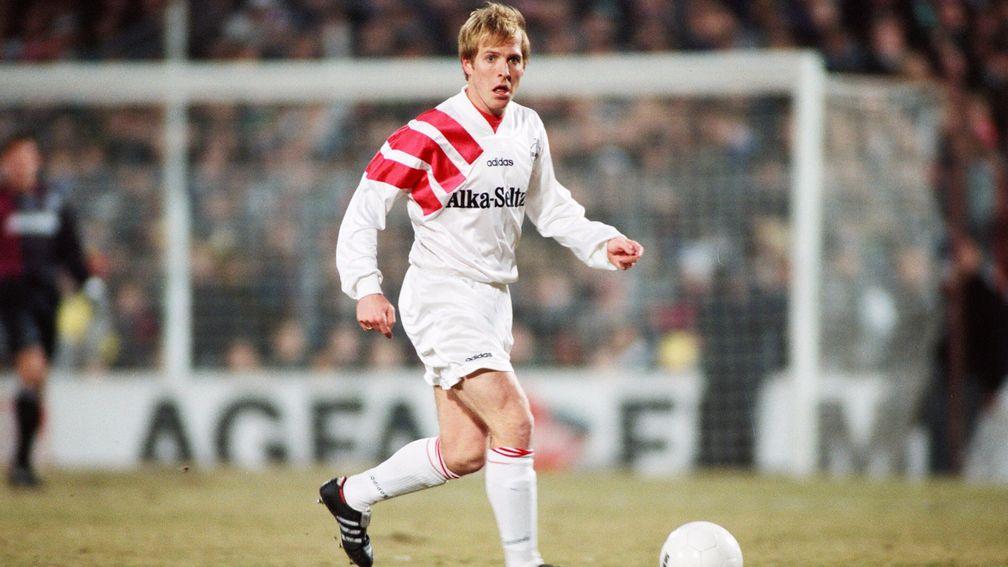 Markus Münch in his pomp playing for Bayer Leverkusen. He is now a breeder and trainer based in Chantilly