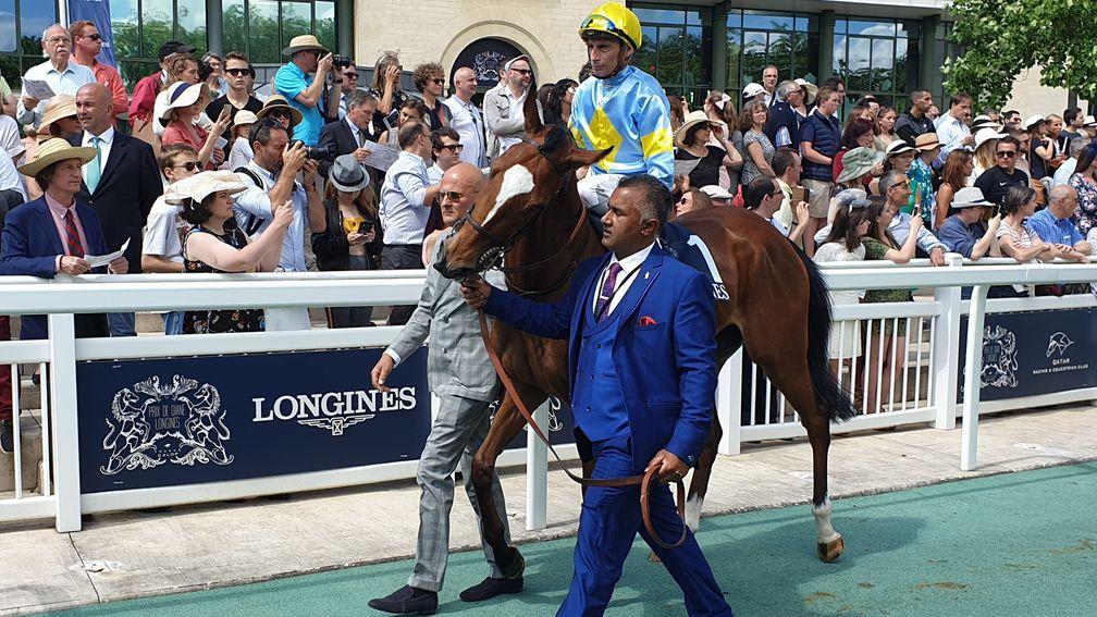Grand Glory was last seen when third to Channel in the 2019 Prix de Diane Longines