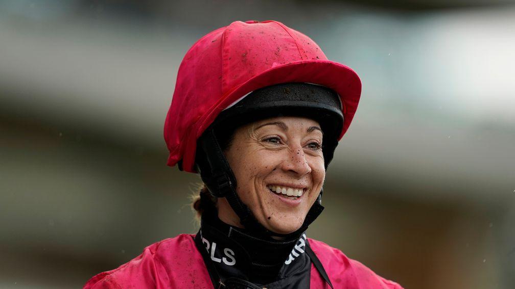 All smiles: Hayley Turner delighted after another Shergar Cup success story