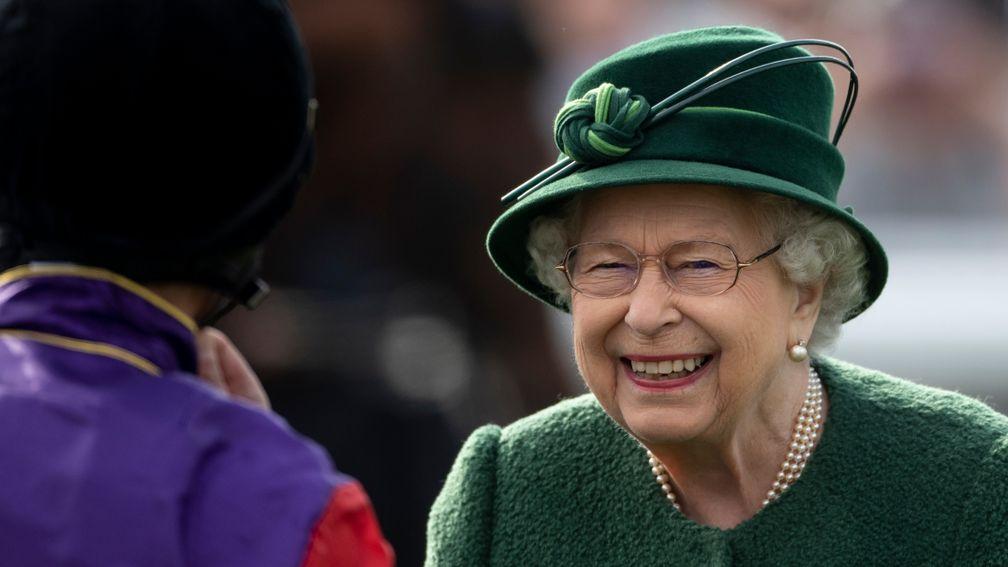 The Queen: pleased to see racing continue in Australia
