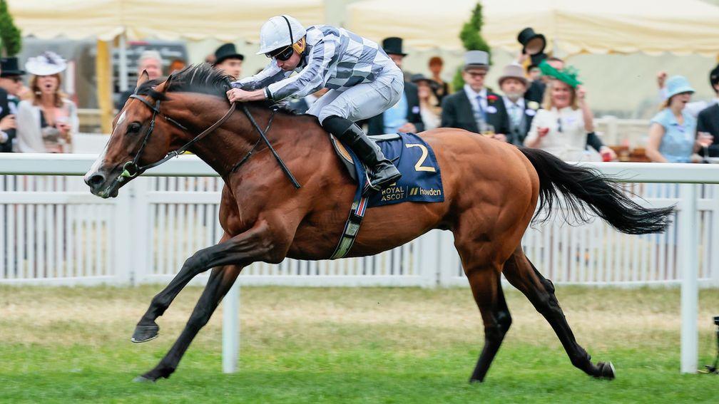 Broome wins the Group 2 contest by over three lengths on the final day of Royal Ascot