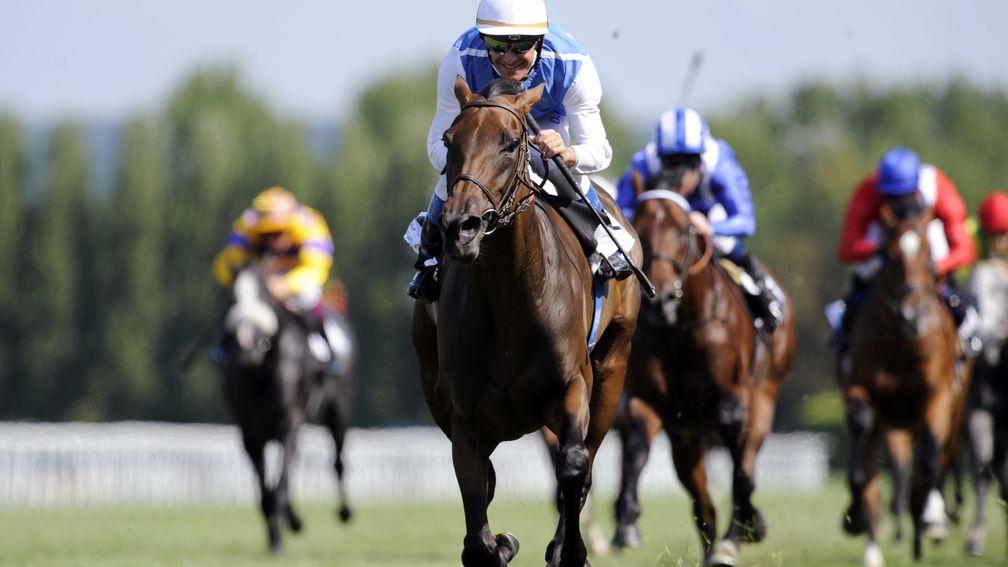 In a class of her own, Goldikova comes home six lengths clear in the 2009 Prix Jacques le Marois