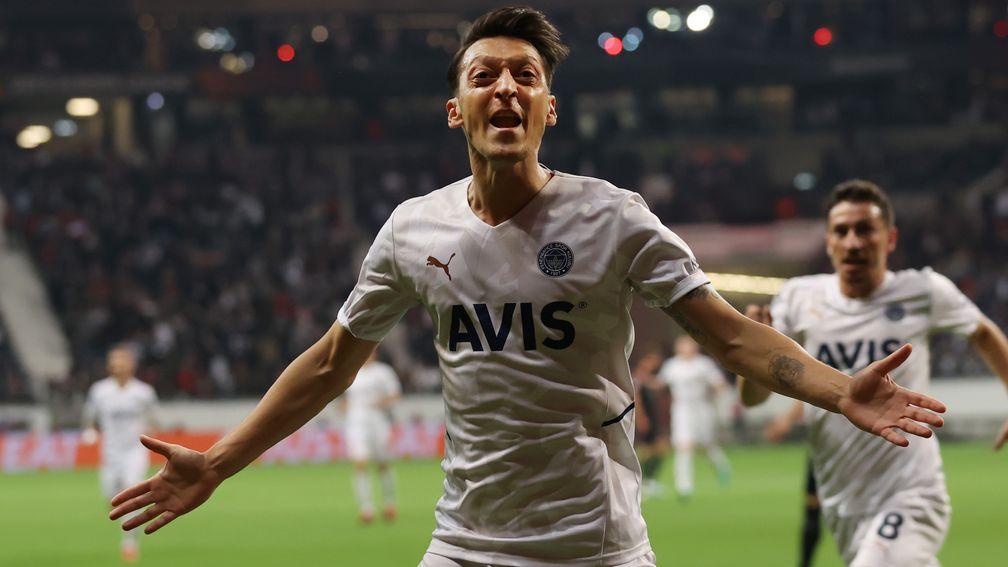 Fenerbahce midfielder Mesut Ozil will be hoping to continue his strong form