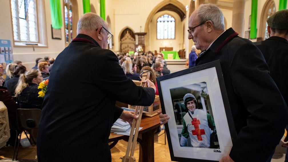 A photograph of James Banks in St Maryâs church in Marlborough 19.2.20Pic: Edward Whitaker
