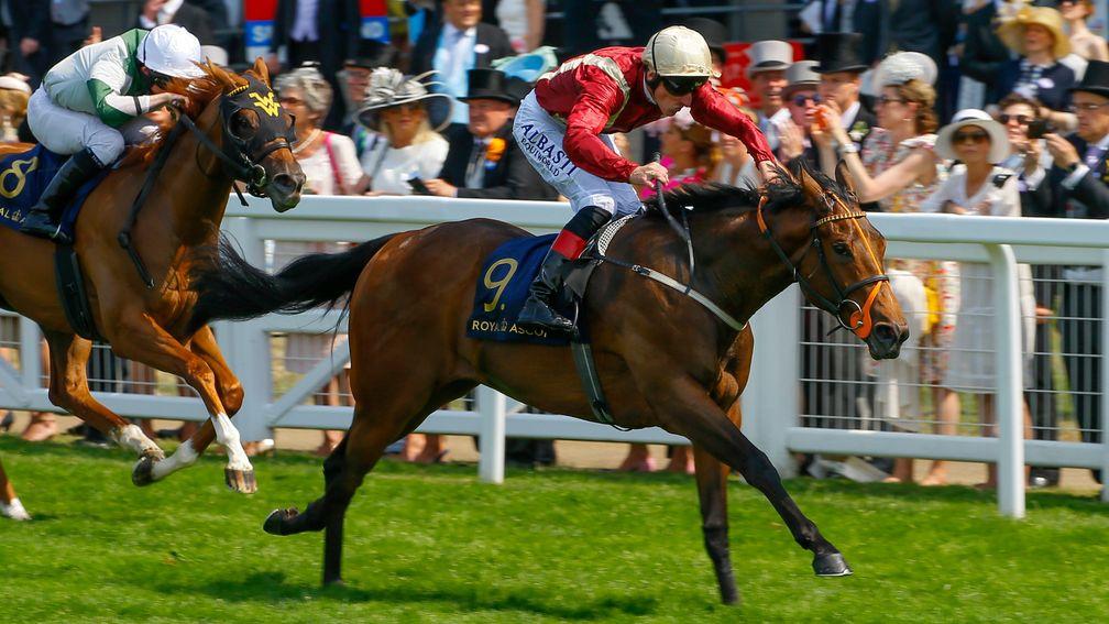 Heartache and Adam Kirby win the Queen Mary at Royal Ascot
