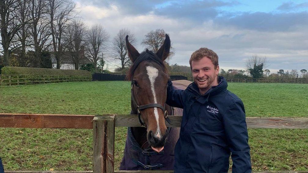 David O’Farrell with Cheveley Park Stud's superstar filly Inspiral