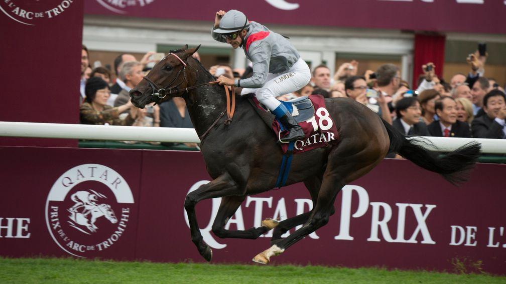 Treve and Thierry Jarnet take the Arc acclaim in 2013, the brilliant filly's first success in a race that has had eight dual winners