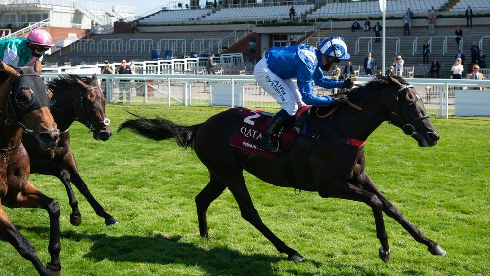 Mohaather: Sussex Stakes victor is likely to head straight to Champions Day for the QEII where he could face the unbeaten Palace Pier