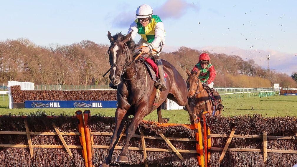 HILLCREST Ridden by Richard Patrick wins at Haydock 19/2/22Photograph by Grossick Racing Photography