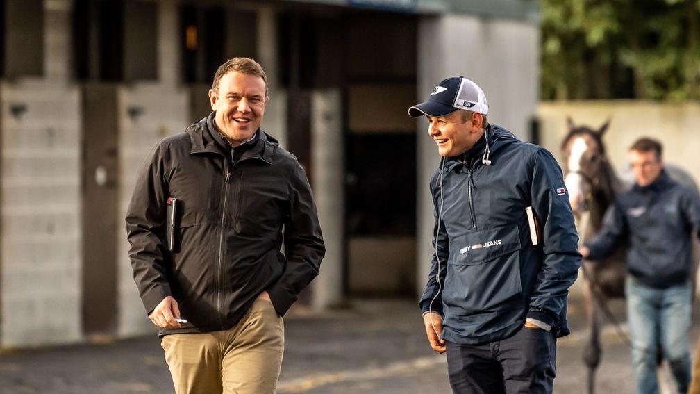 Alex Elliott (left): 'For Zinc White to go on and be sold today is a little bit bittersweet because we think he's a very good horse'