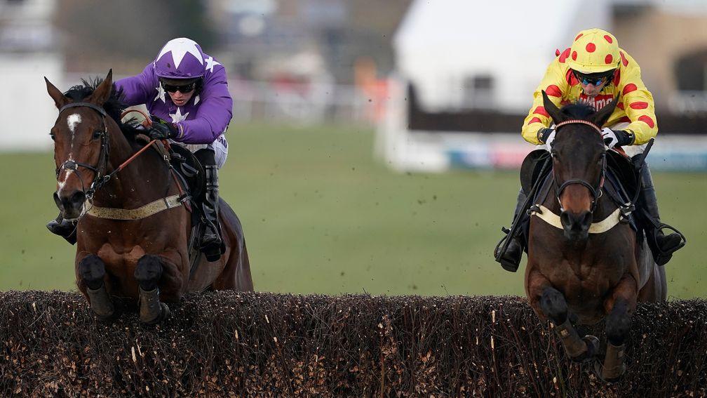 Good Man Pat (right) could hold the key to this race now back over hurdles