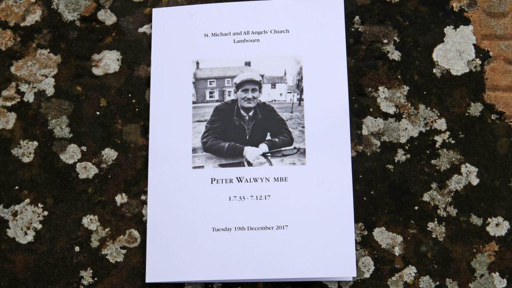 Peter Walwyn: champion trainer who died at the age of 84 this month