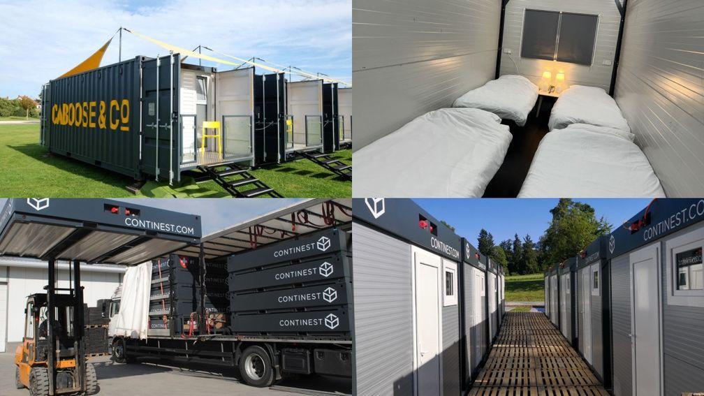 A taste of the accommodation that will be available to festival racegoers in March