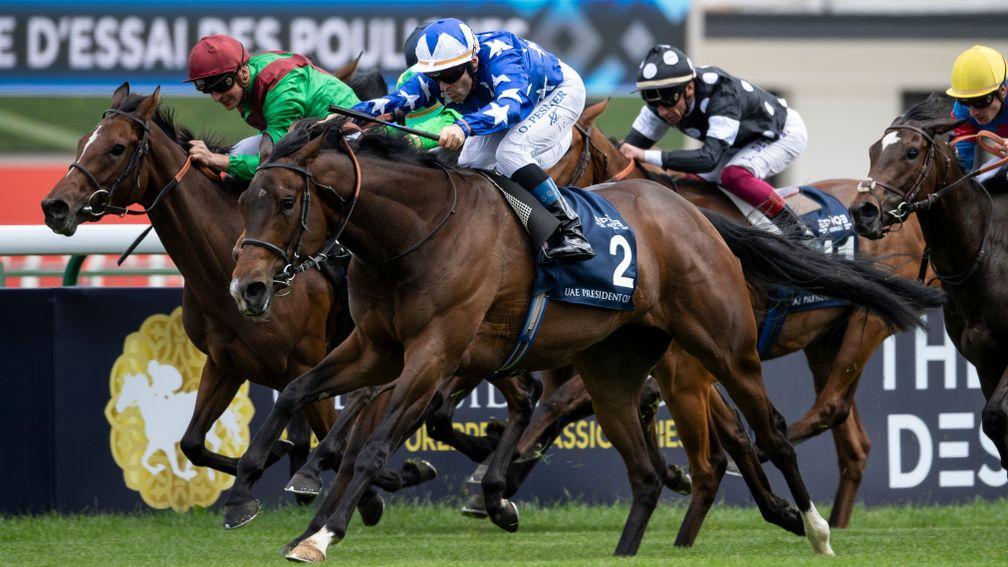 Teppal winning the French Guineas