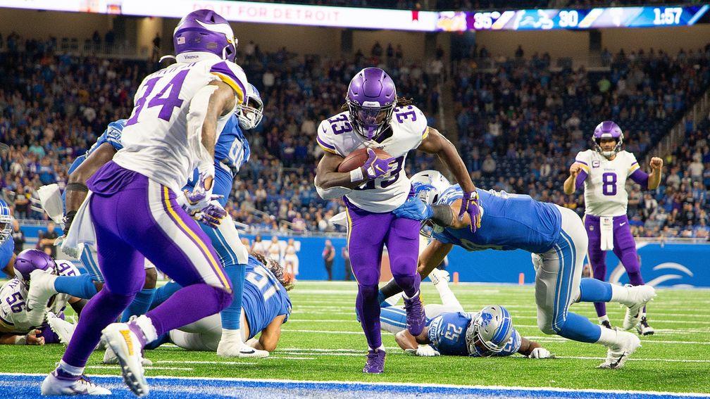 Minnesota Vikings running back Dalvin Cook was in great form against the Detroit Lions