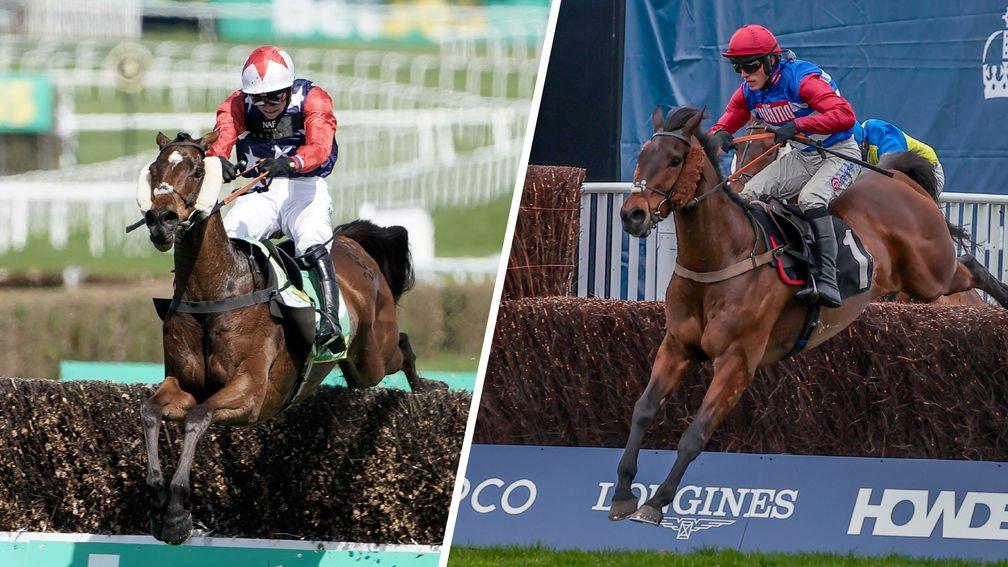 Kitty's Light (left) and Threeunderthrufive are set to clash in Saturday's bet365 Gold Cup