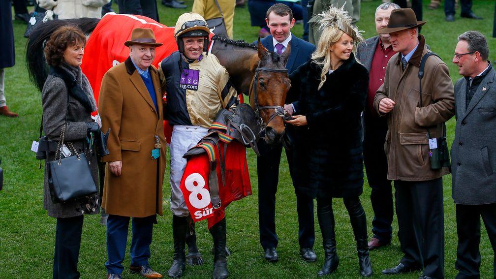 Happier times: Nichols Canyon and connections at Cheltenham in March