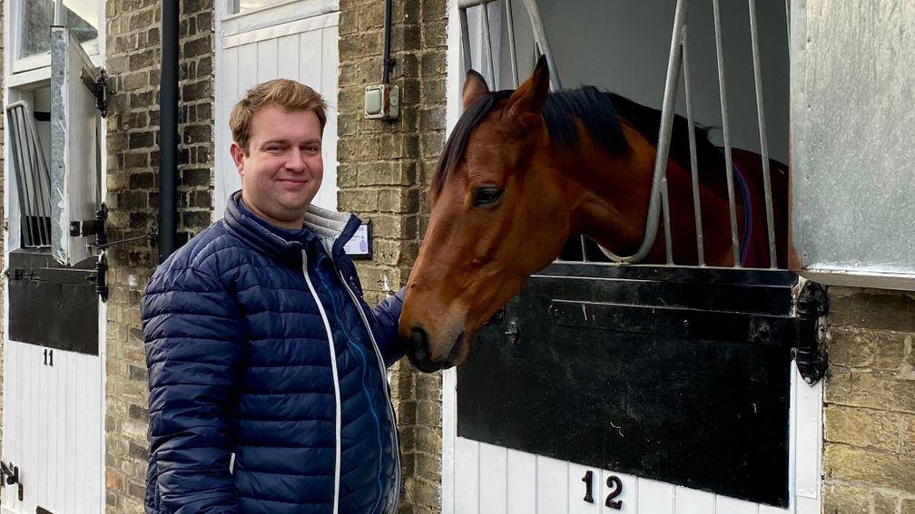 Ben Brookhouse: trainer saddled his first winner at Doncaster on Thursday