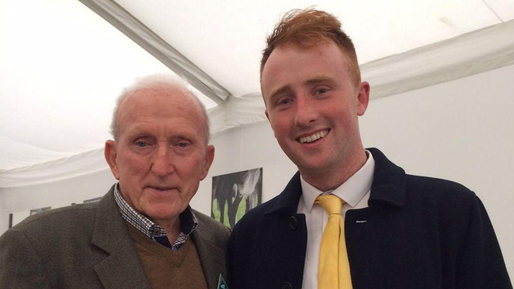 Michael Conaghan and grandson Micheal were in seventh heaven at Cheltenham