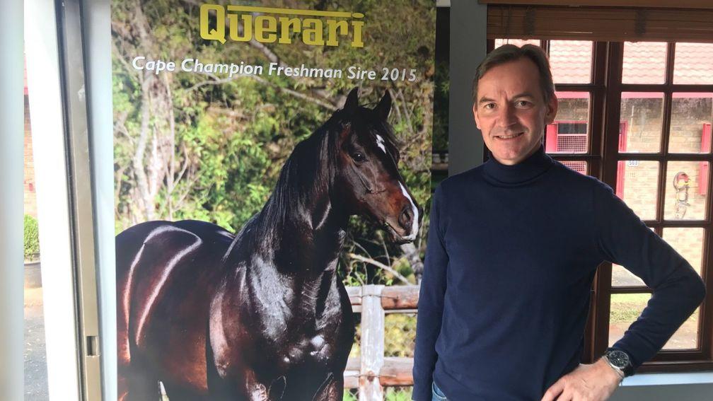Andreas Jacobs believes his Oasis Dream stallion Querari offers toughness and speed
