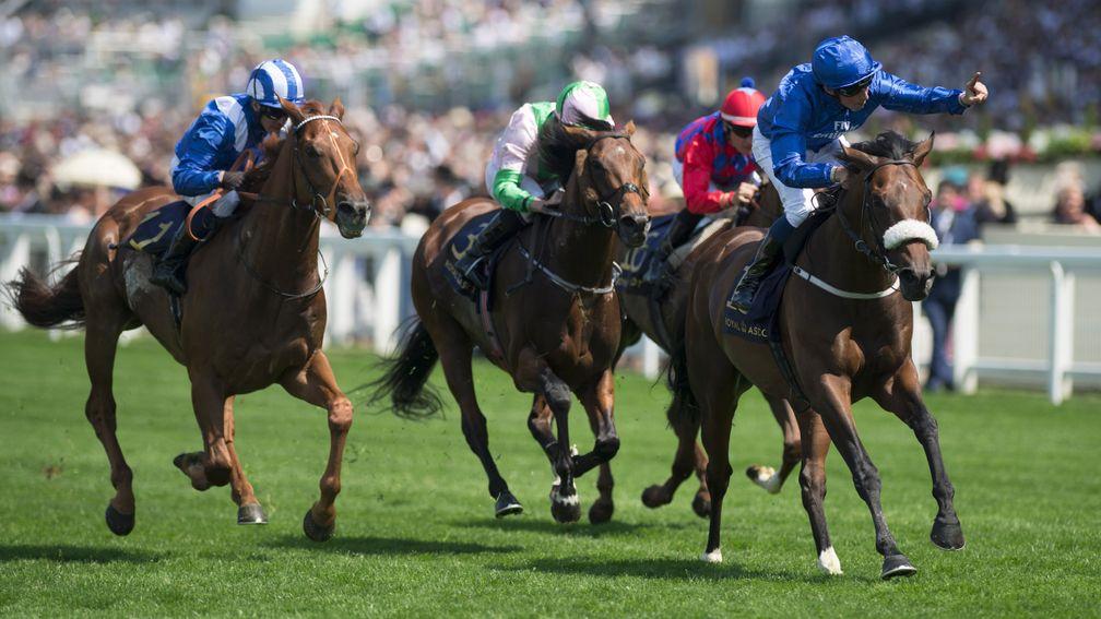 Ribchester starts a successful week for Godolphin in the Queen Anne Stakes