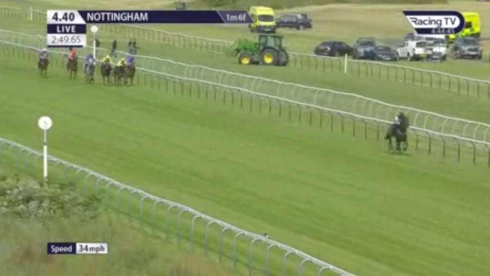 The field in the 1m6f handicap chase in vein (Racing TV)