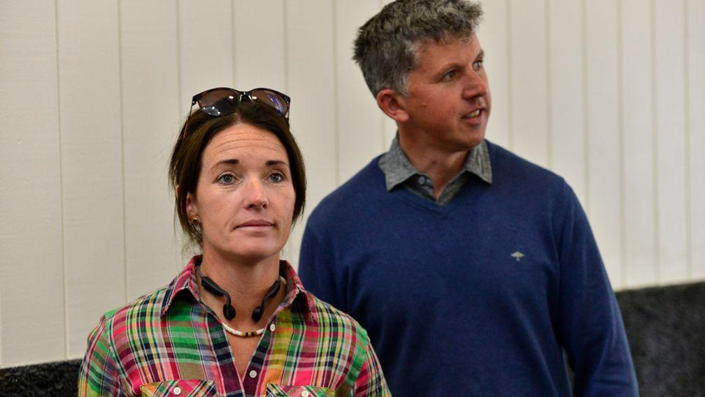 Katie Walsh watches on as her Sioux Nation colt makes €240,000 to Mark McStay