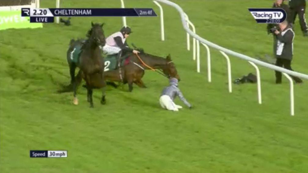 Rachael Blackmore performs a miracle sit on Gin On Lime after drama at the second-last