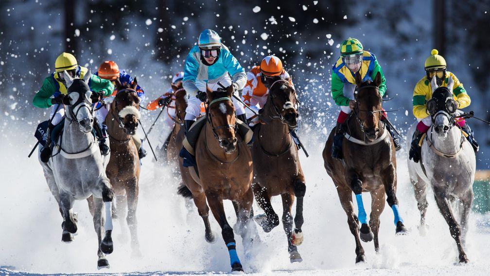 Racing will return to the frozen lake at St Moritz next month