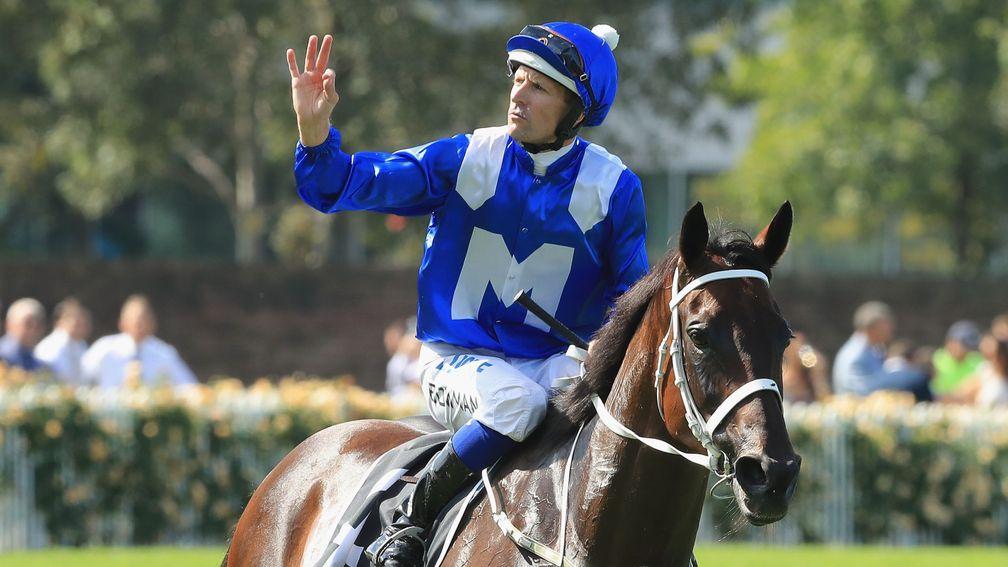 Hugh Bowman was aboard Winx at a barrier trial on Monday