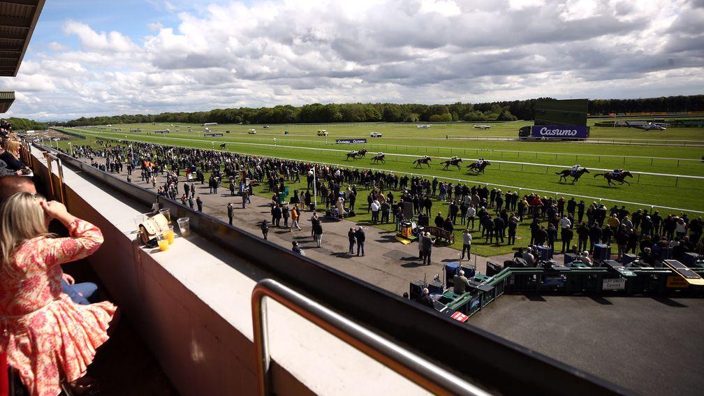 Haydock racecourse was due to host the second of the Sky Bet Sunday Series fixtures