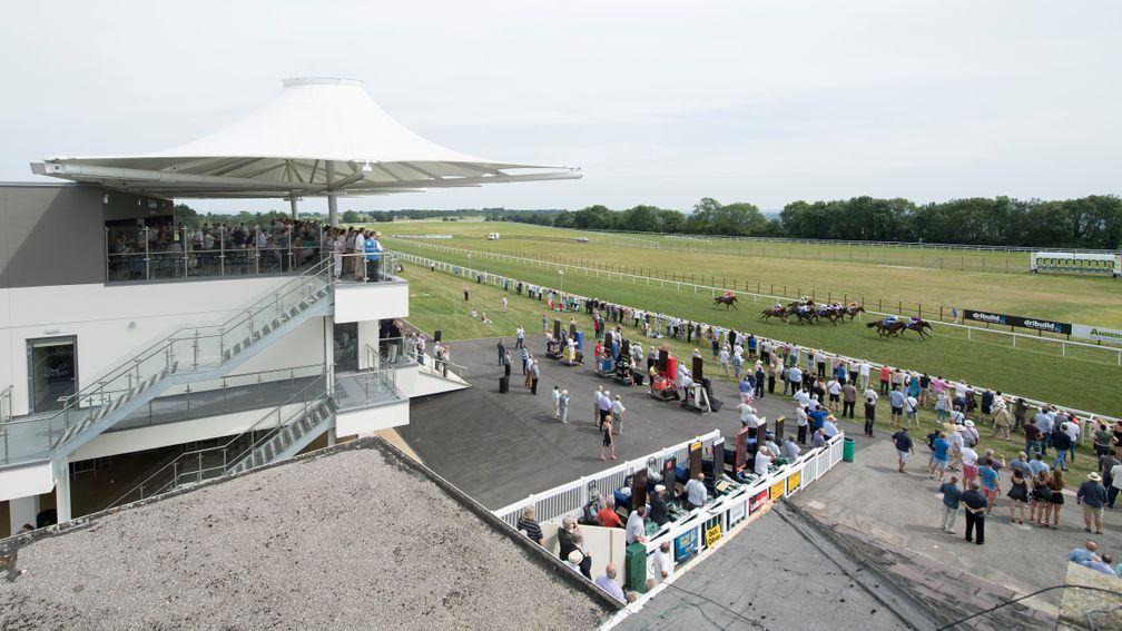 Bath racecourse: the only track in Britain that does not water