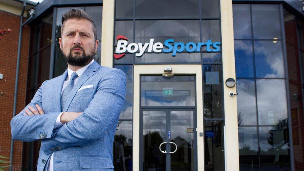 BoyleSports chief executive Conor Gray is hoping to expand to 100 shops in the UK