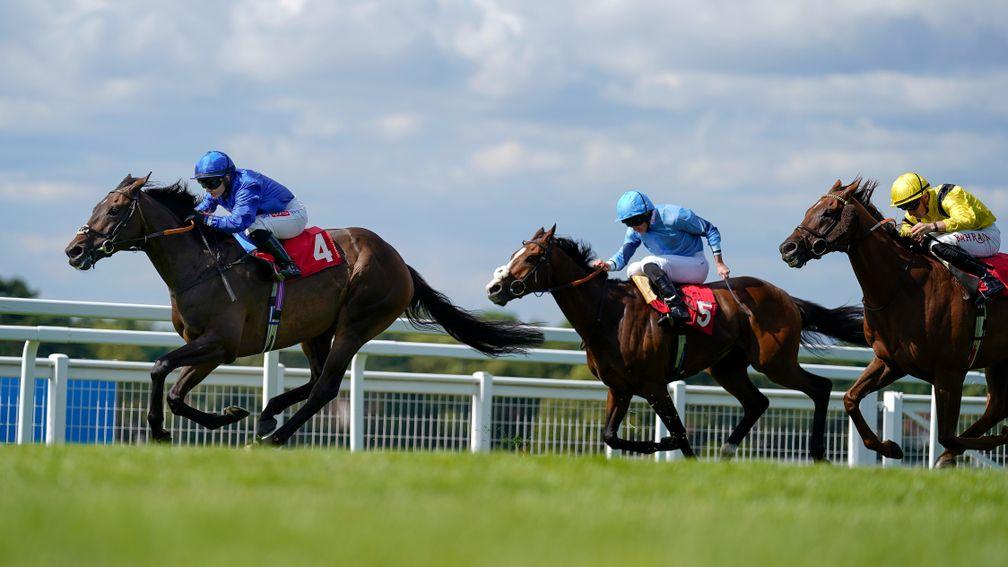 Trainer Saeed bin Suroor is optimistic Passion And Glory (left) can fire