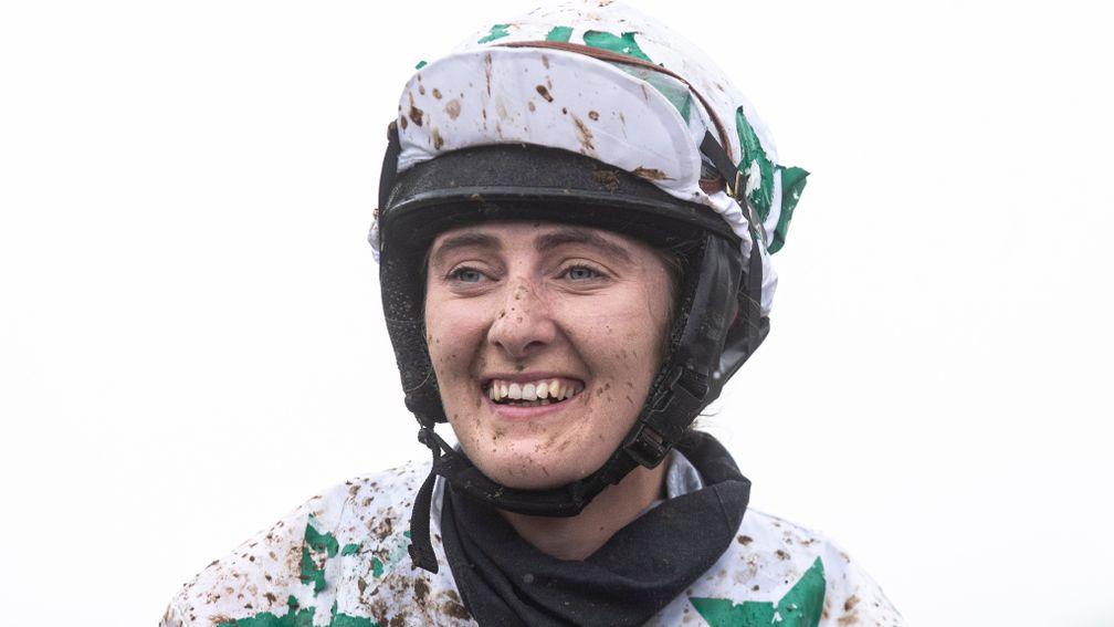 A delighted Niamh Fahey after her victory on Hattie Amarin at Cork