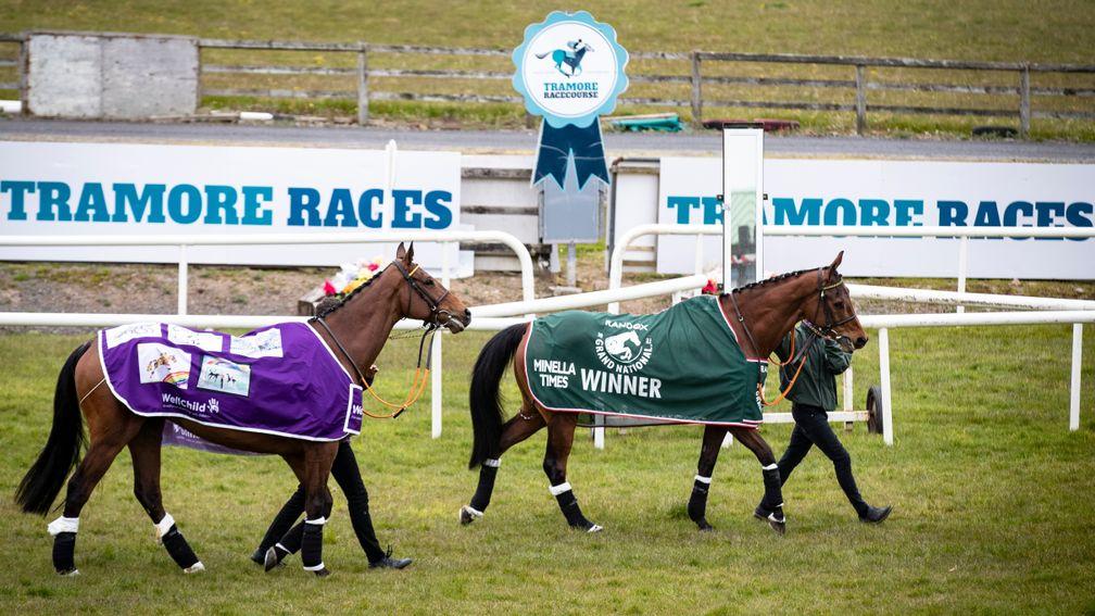 Stars of spring: Minella Indo and Minella Times parading at Tramore