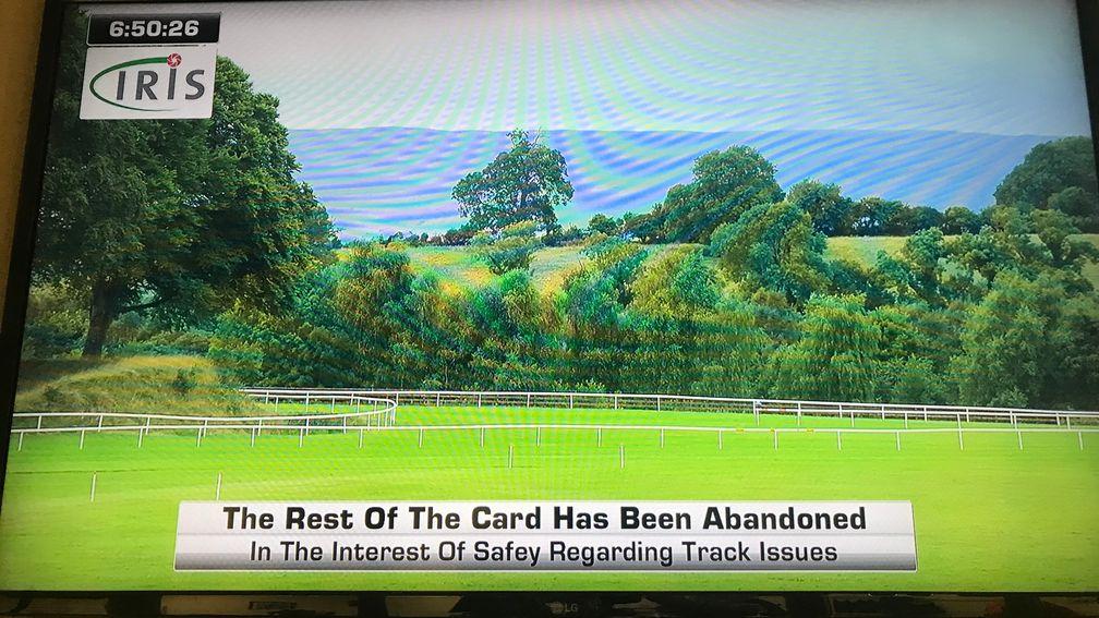 The images on the screens around Ballinrobe following news of the card being abandoned