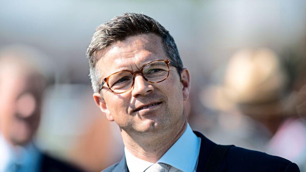 Roger Varian after the Musidora StakesYork 15.5.19 Pic: Edward Whitaker