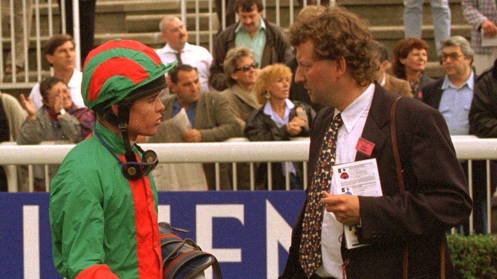 Full and frank: Johnston discusses Double Trigger's defeat in the 1995 Prix du Cadran with jockey Jason Weaver